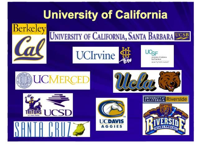 UC系大学及加州理工学院