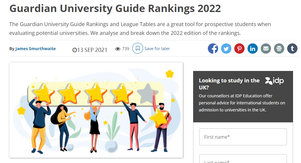 留学界的大学排行榜，别再只看四大排名了！