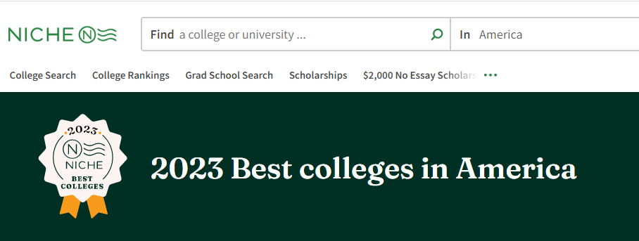 2023Niche全美最佳大学排名！足够真实的“口碑院校”