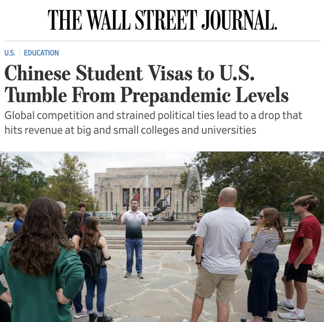 新！赴美中国留学生人数腰斩！美国已不是首选留学国！