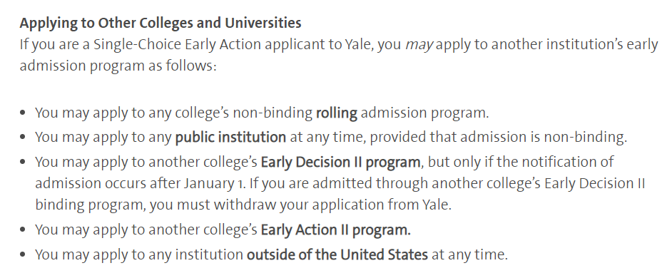 美国大学都有哪些采用REA申请政策？