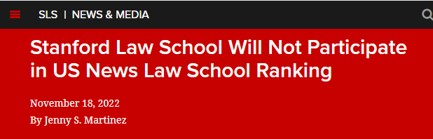美国顶尖名校法学院集体退出群聊，USNews排名还有公信可言吗?