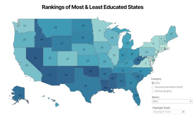美国受教育程度最高的15所城市，Ann Arbor排名第一！