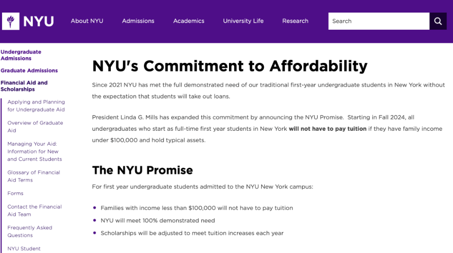 纽约大学官宣免除低于10万美元的新生学费，国际生也在内！