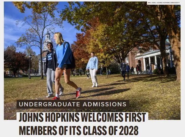 约翰霍普金斯大学发布2024年ED学生背景！