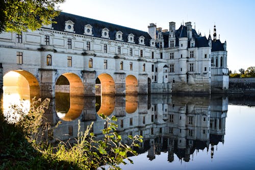 免费 卢瓦尔城堡, 卢瓦尔河, 反射 的 免费素材图片 素材图片