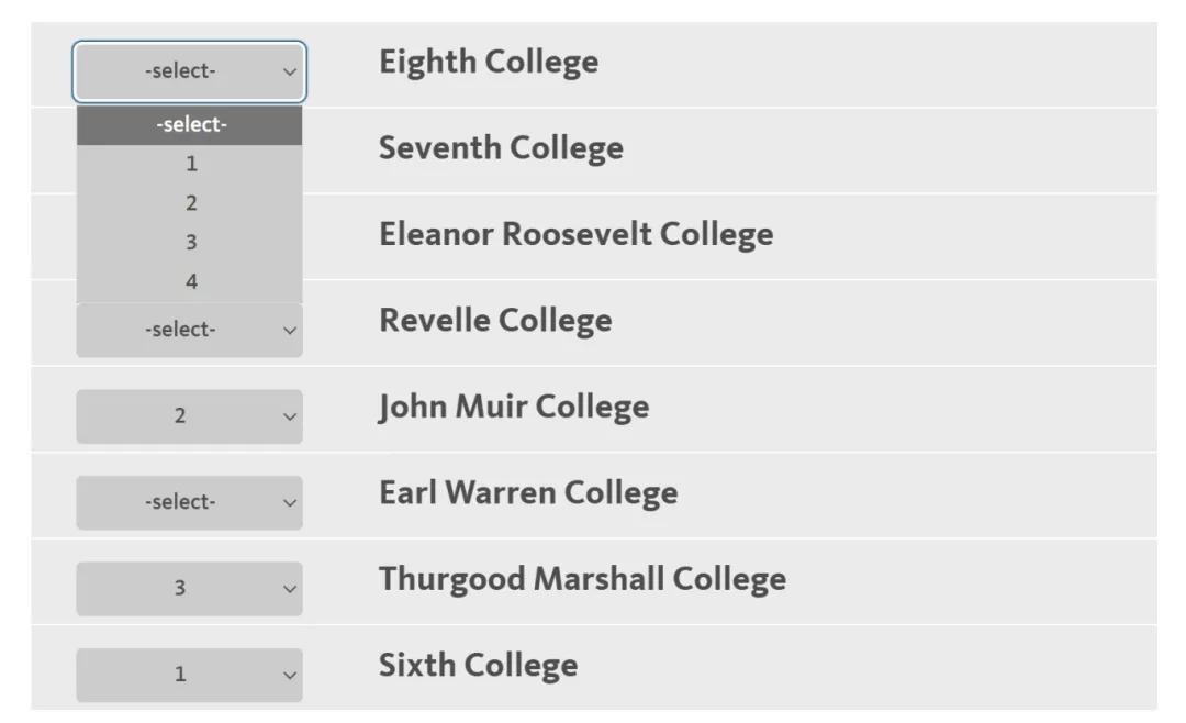 加州大学圣地亚哥分校UCSD本科申请有变动！学院排序8个变4个！