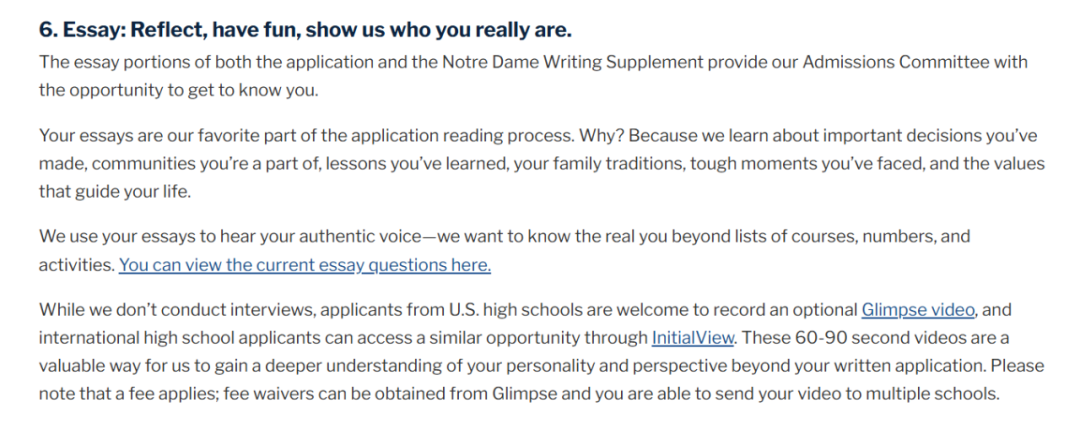 圣母大学新增Glimpse Video 圣母大学新增Glimpse Video