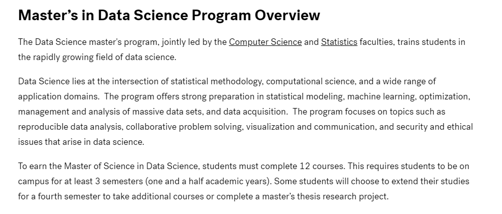 哈佛大学DS项目