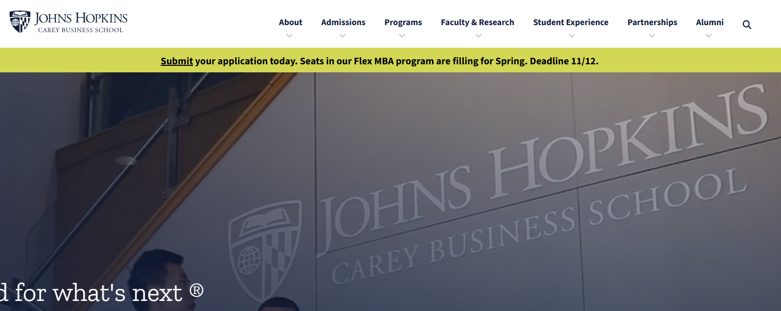 约翰霍普金斯大学商学院咋样？商科教育的新锐标杆